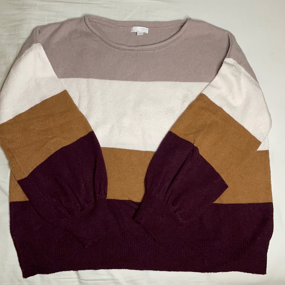 14th & Union Knit Colorblock Sweater